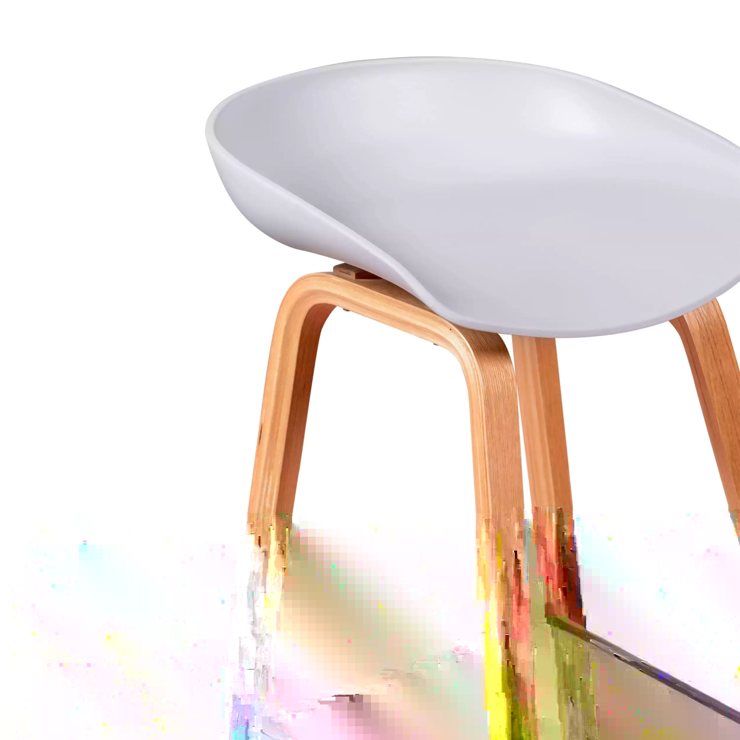 Holen Sie sich den Nordic-Hocker aus Buchenholz – Mueble Design
