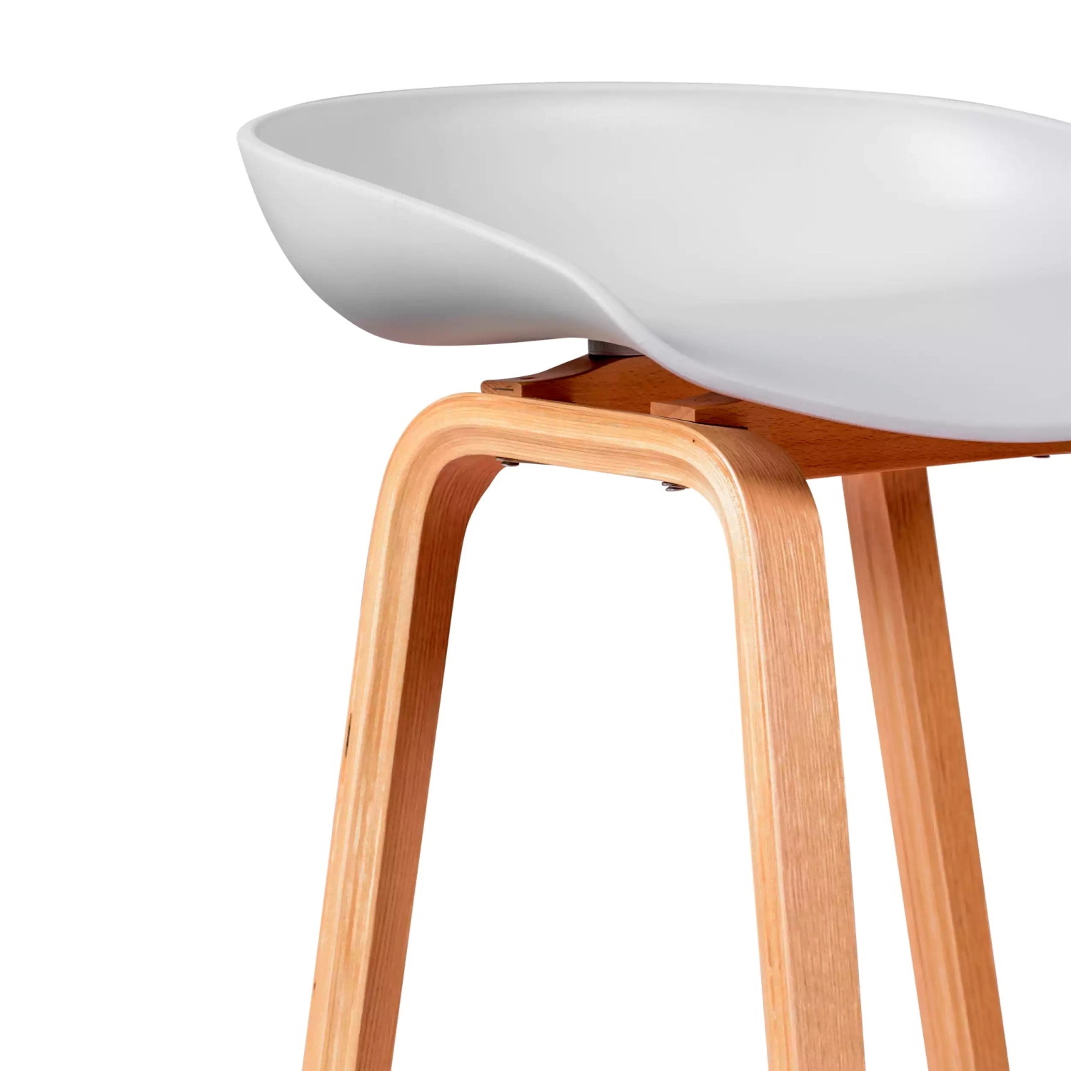 Holen Sie sich den Nordic-Hocker aus Buchenholz – Mueble Design