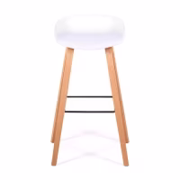 75 cm nordischer Hocker aus Buchenholz - Mobelarium
