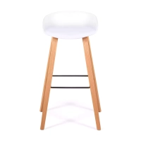 Stolička Skandinávie 75 cm v bukovém dřevě - Mobelarium