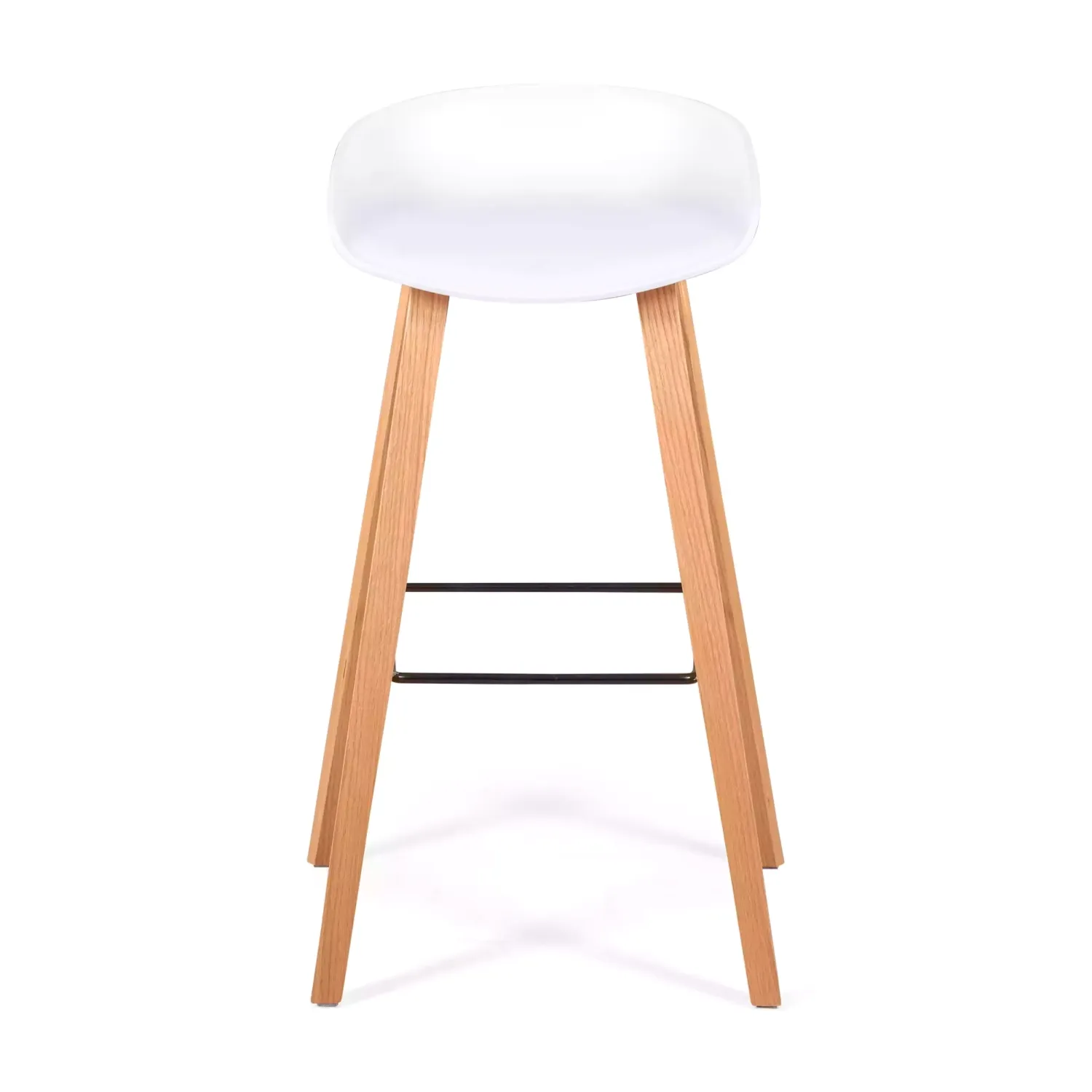 75 cm nordischer Hocker aus Buchenholz - Mobelarium