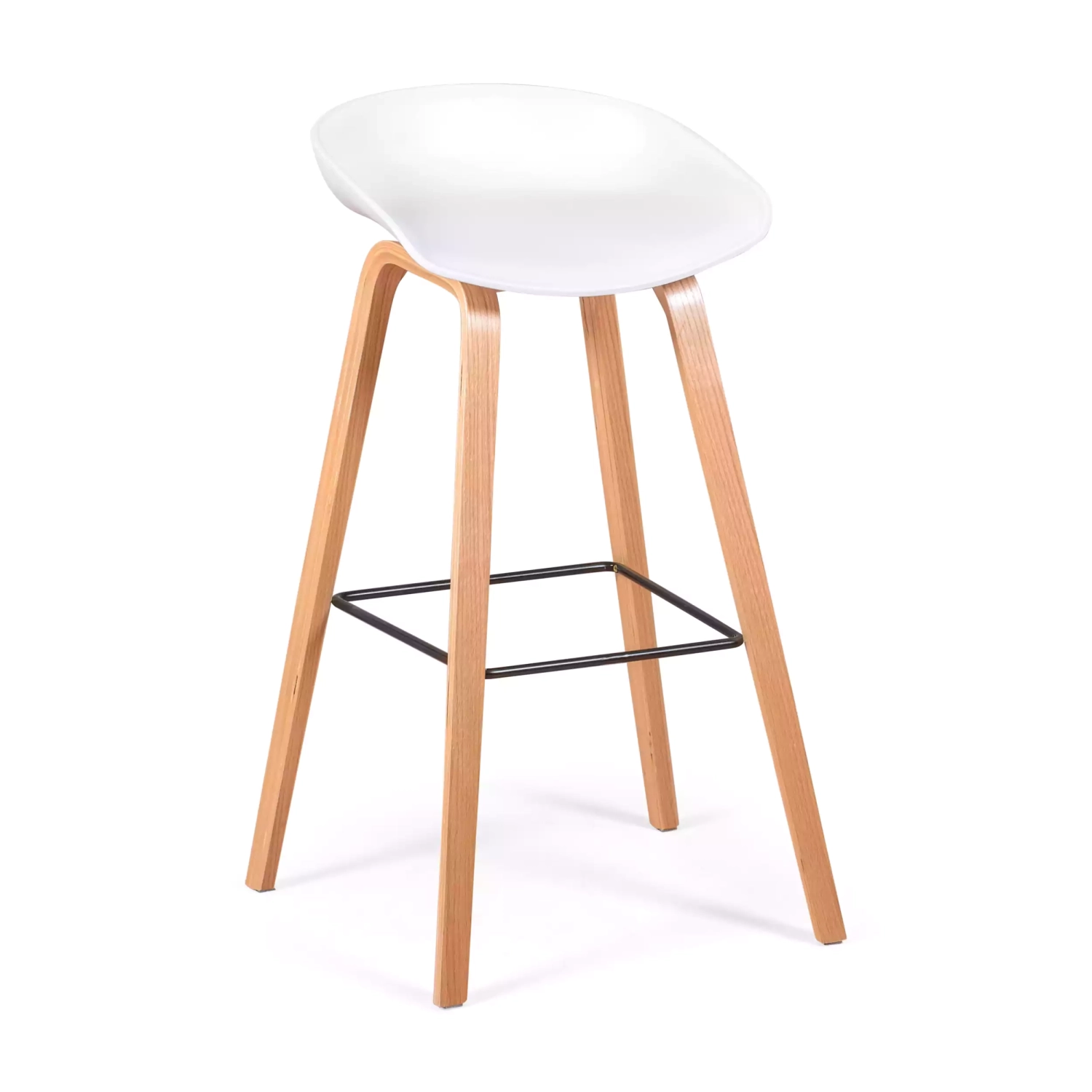 Stolička Skandinávie 75 cm v bukovém dřevě - Mobelarium