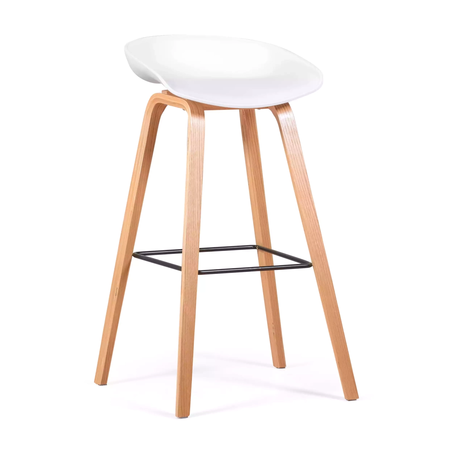 Stolička Skandinávie 75 cm v bukovém dřevě - Mobelarium