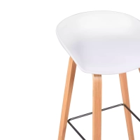Stolička Skandinávie 75 cm v bukovém dřevě - Mobelarium