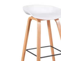 Stolička Skandinávie 75 cm v bukovém dřevě - Mobelarium