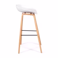 75 cm nordischer Hocker aus Buchenholz - Mobelarium