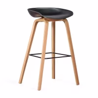 75 cm nordischer Hocker aus Buchenholz - Mobelarium