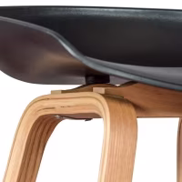75 cm nordischer Hocker aus Buchenholz - Mobelarium