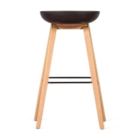 Barstoel Scandinavisch van 75cm in Beukenhout - Mobelarium