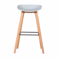75 cm nordischer Hocker aus Buchenholz - Mobelarium