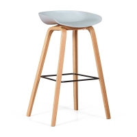 Tamborete Nórdico de 75cm em Madeira de Faia - Mueble Design