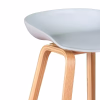 75 cm nordischer Hocker aus Buchenholz - Mobelarium