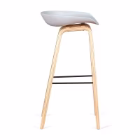 Barstoel Scandinavisch van 75cm in Beukenhout - Mobelarium