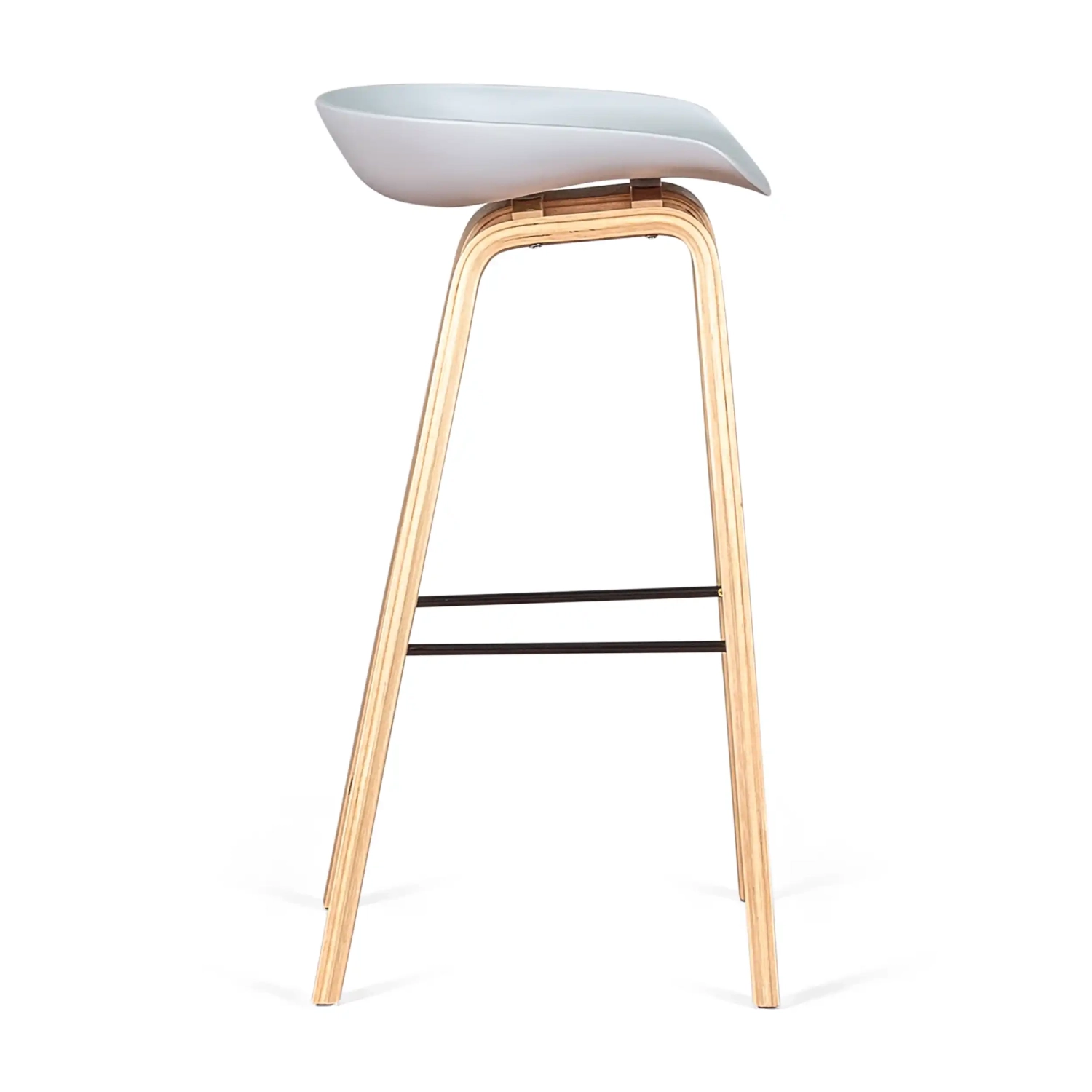 Taburete Nórdico de 75cm en Madera de Haya - Mueble Design