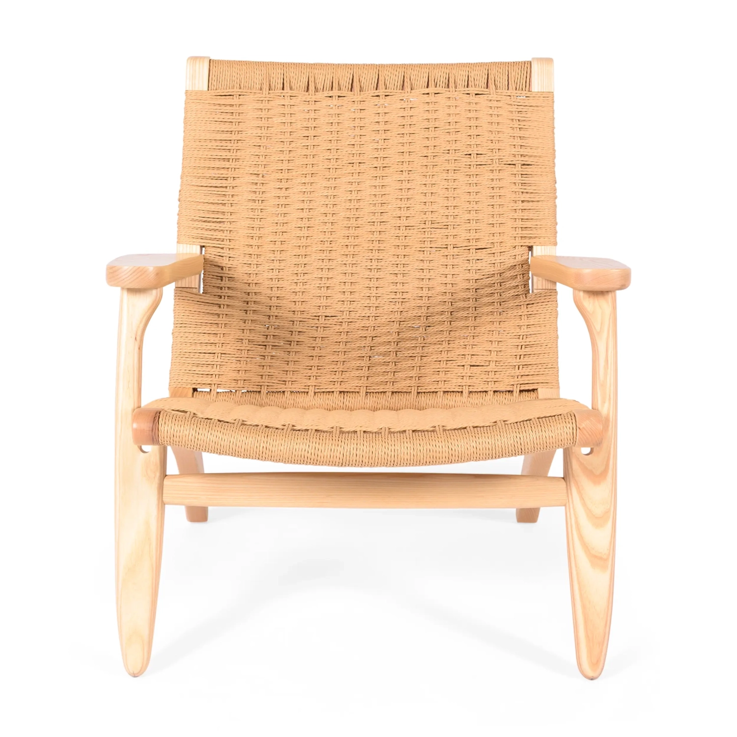 Sillón Catani CH25 | Diseño escandinavo en fresno y cuerda natural