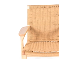 Sillón Catani CH25 | Diseño escandinavo en fresno y cuerda natural