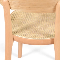 Cadeira Tours em freixo e rotim - Estilo nórdico e natural - Mueble Design