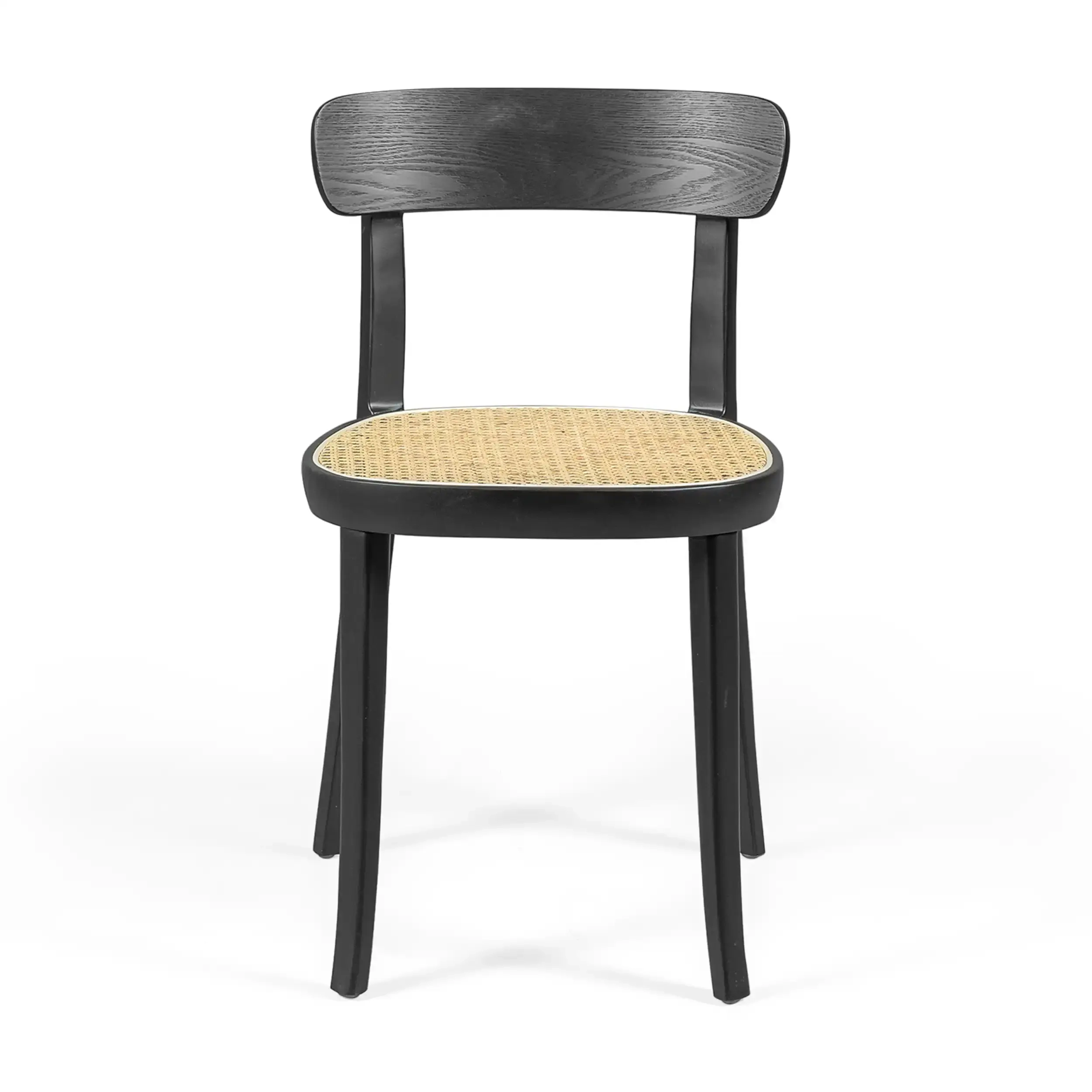 Tours stol i ask och rotting - Skandinavien och naturlig stil - Mobelarium