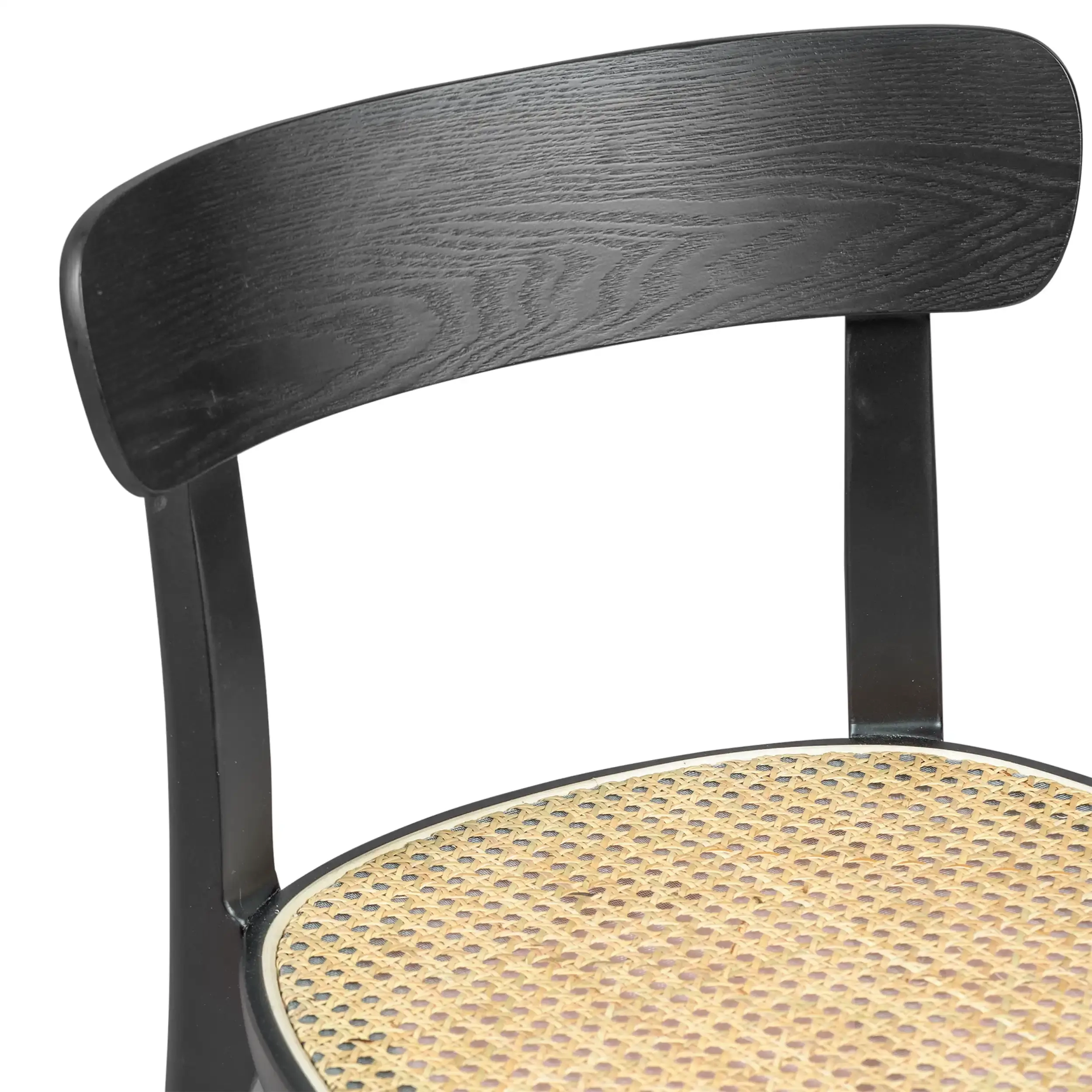 Tours stol i ask och rotting - Skandinavien och naturlig stil - Mobelarium