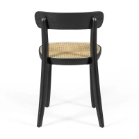 Tours stol i ask och rotting - Skandinavien och naturlig stil - Mobelarium