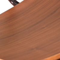 Chaise Copine en bois de noyer | Industriel rétro design - Meubles Concept