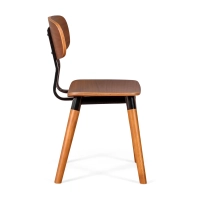 Židle Copine z ořechového dřeva | Industriální retro design - Mobelarium