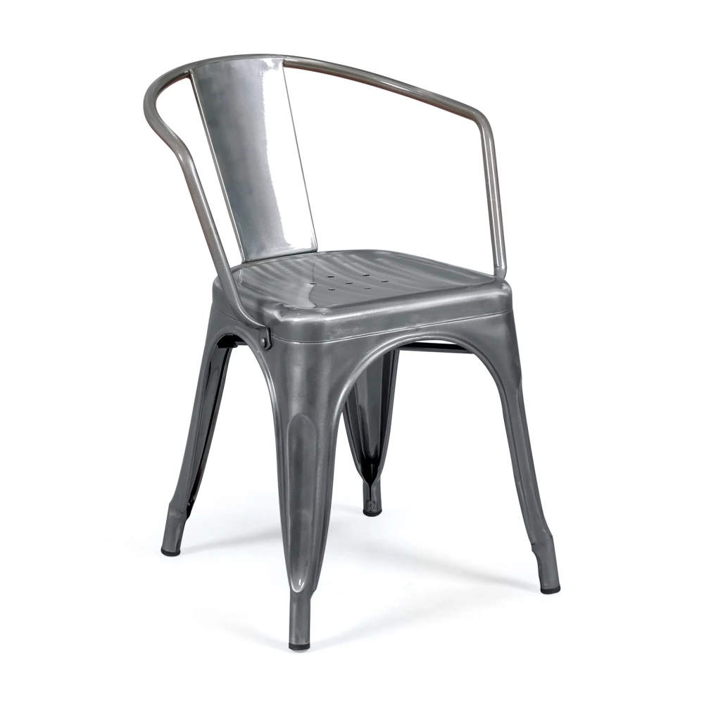 Replika designu židle Tolix s područkami