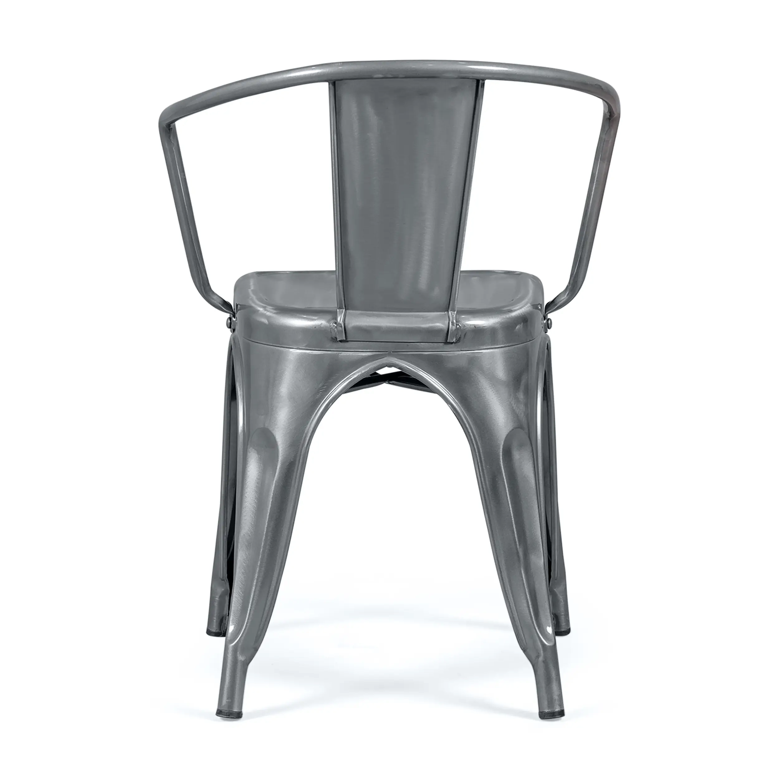 Kovová židle Bistro s područkami - stohovatelná a robustní Mobelarium