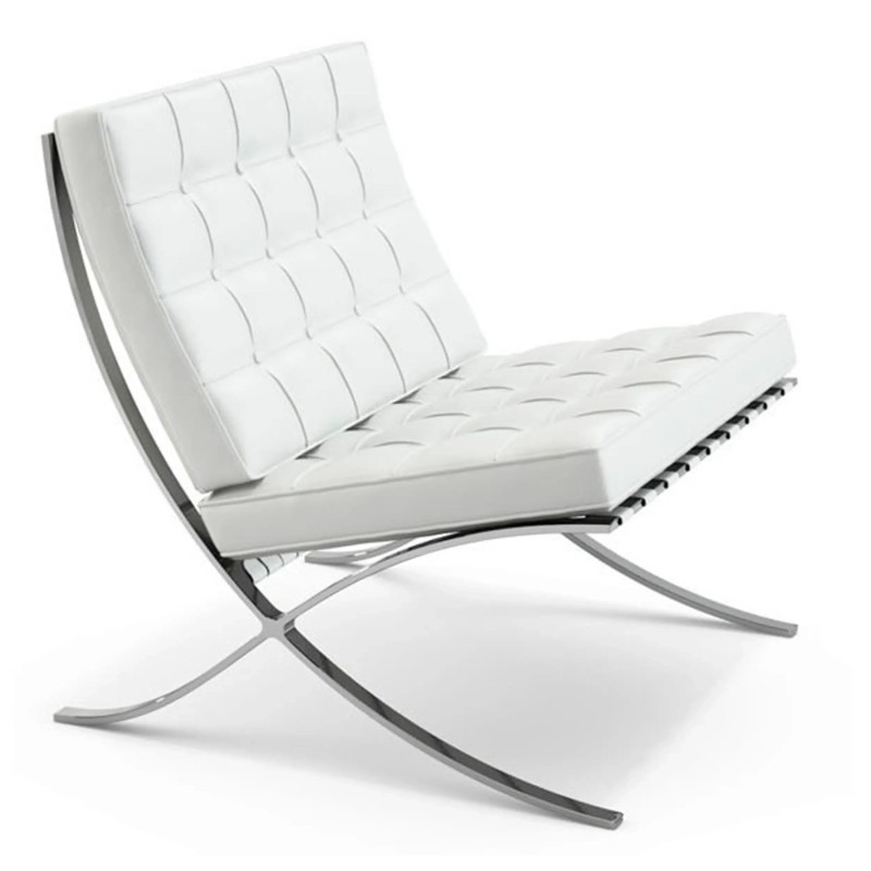 Ispirazione Sedia Barcelona economica - Poltrona in pelle - Mueble design
