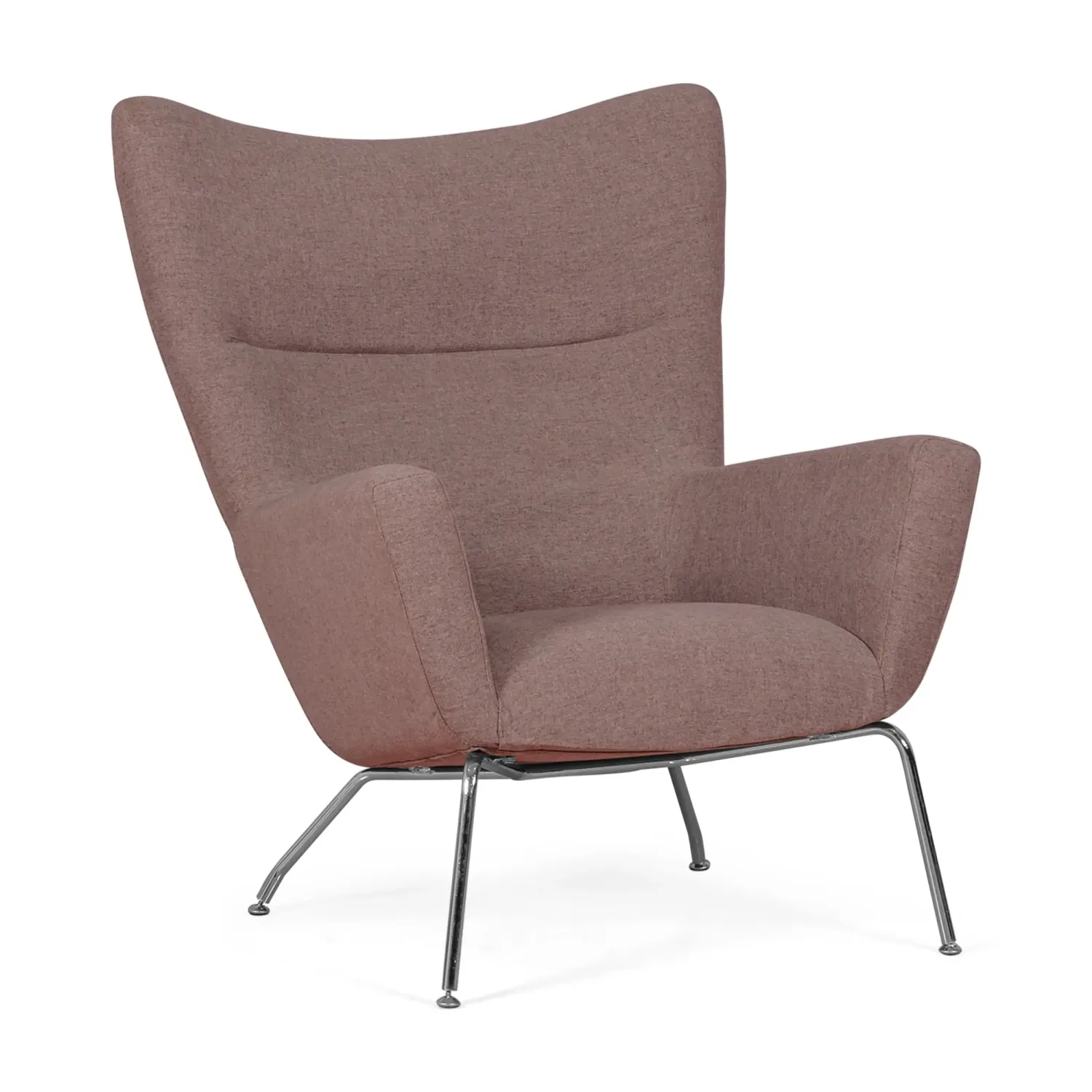 Replica van de fauteuil Wing CH445 van ontwerper Hans J. Wegner