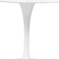 Inspiratie Tulip Eettafel in Carrara Marmer 120cm - Design Meubels