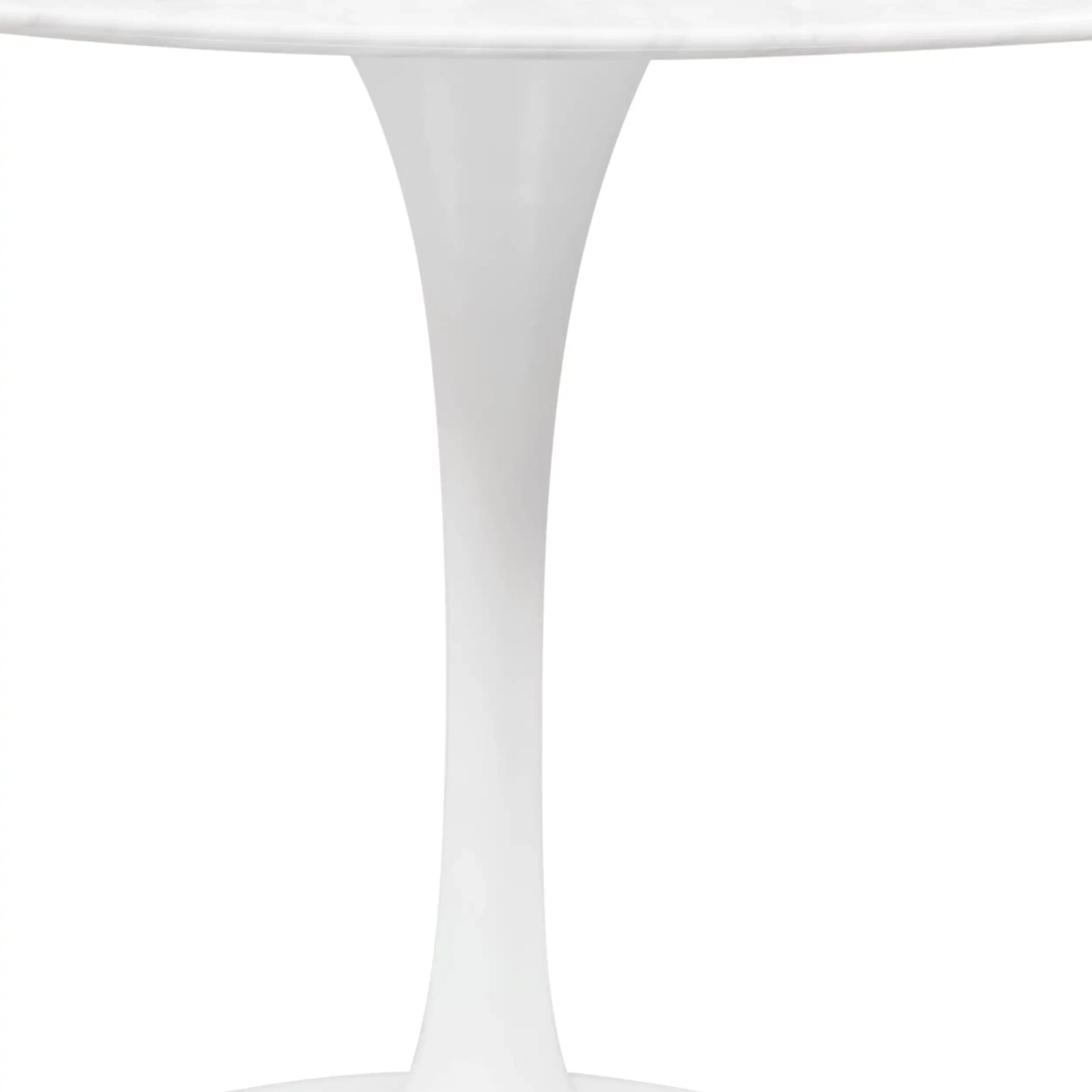 Stół do jadalni Inspiration Tulip z marmuru Carrara 120 cm - designerskie meble