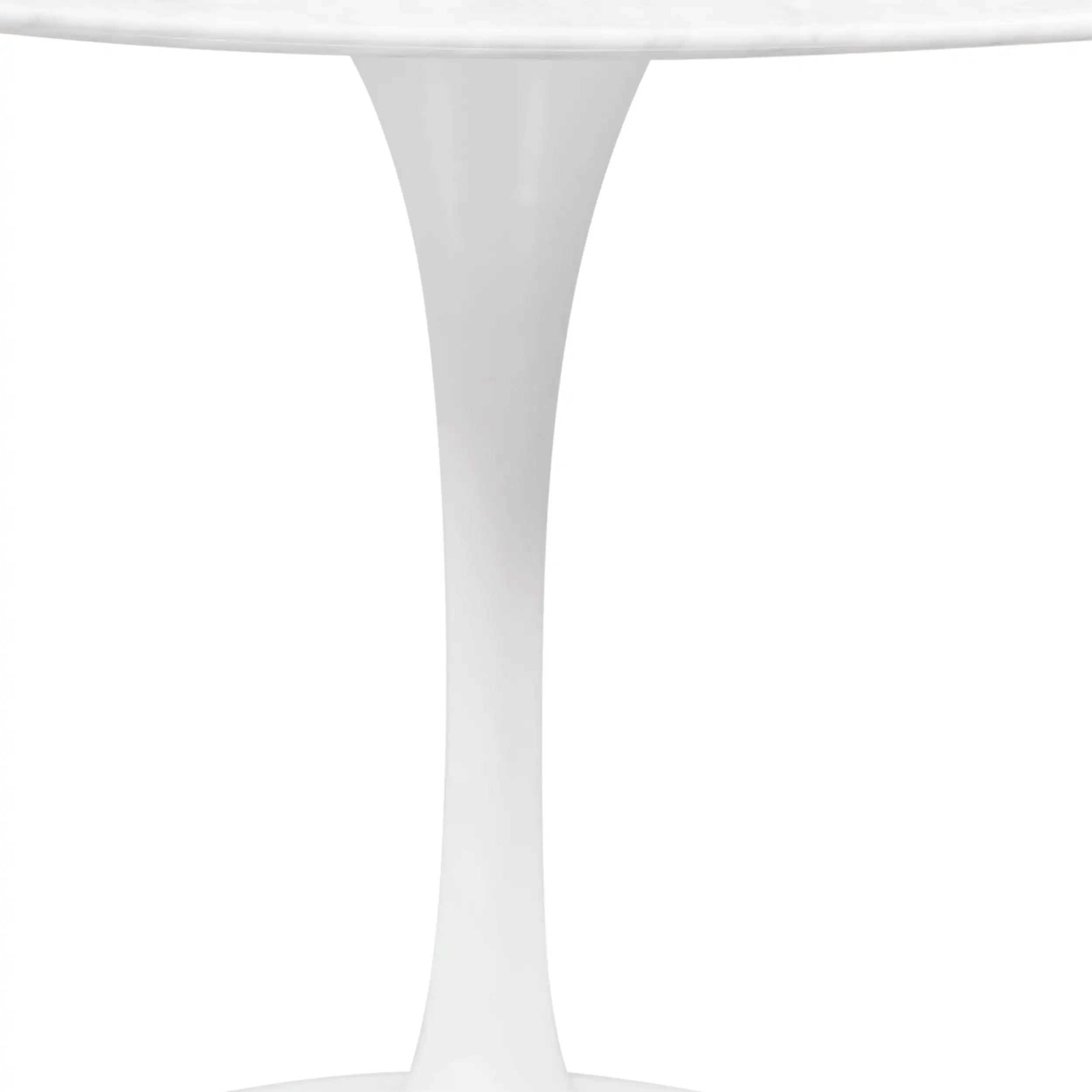 Tulip (120cm) Design Esstisch in Carrara Marmor - Mobelarium