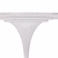 Inspirační tulipánový jídelní stůl v mramoru Carrara 120 cm - designový nábytek