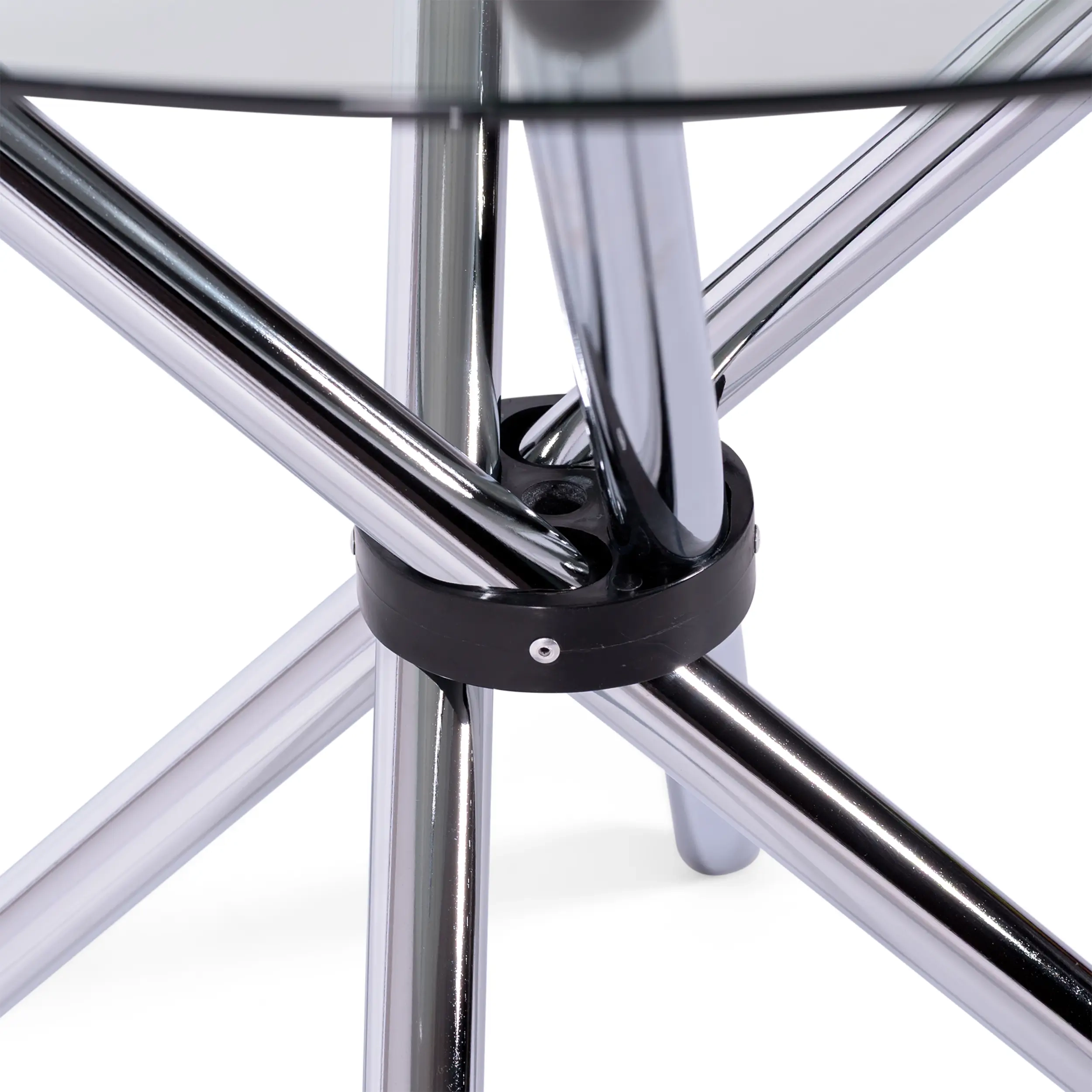 Runt glasbord 80 cm | Modern design för kök och matsal