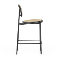 Hocker Vintage Bar Preston Rattan Natur 65 cm - Mobelarium