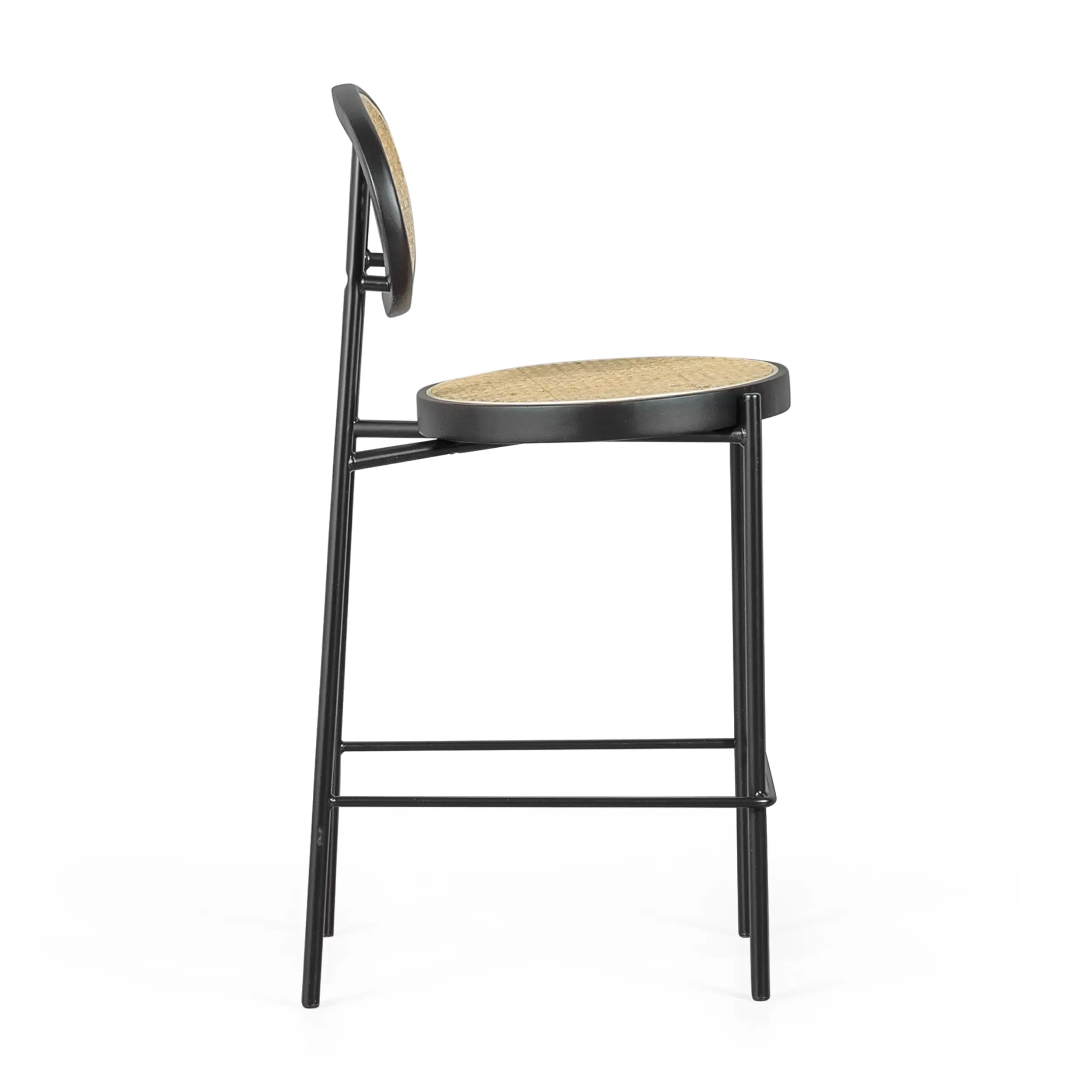 Stolička Vintage Bar Preston Rattan Natural 65 cm - Mobelarium