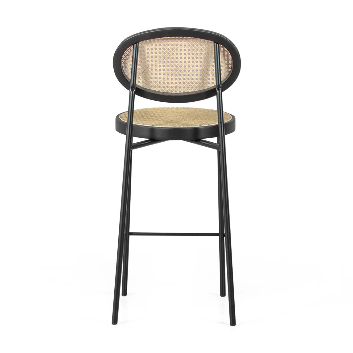 Taburete Bar Vintage Preston Ratán Natural 65 cm – Mueble Design