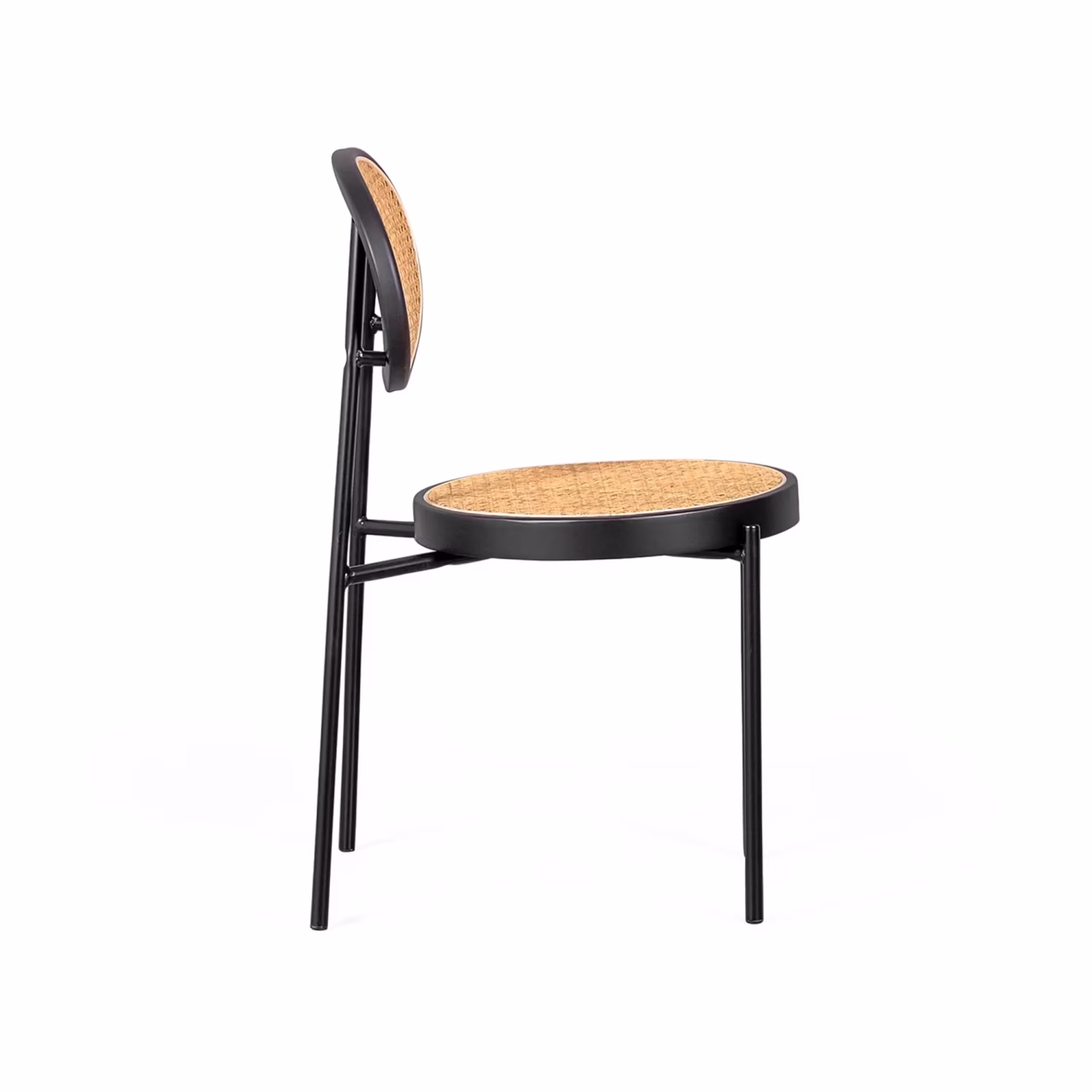 Pack 4 Stühle Preston Natural Rattan | Retro und handgefertigtes Design