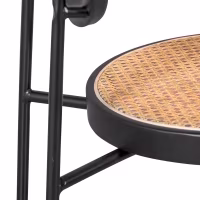 Pack 4 Stühle Preston Natural Rattan | Retro und handgefertigtes Design