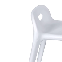 Stool design Didi 45 cm White | Minimalist and Light Design