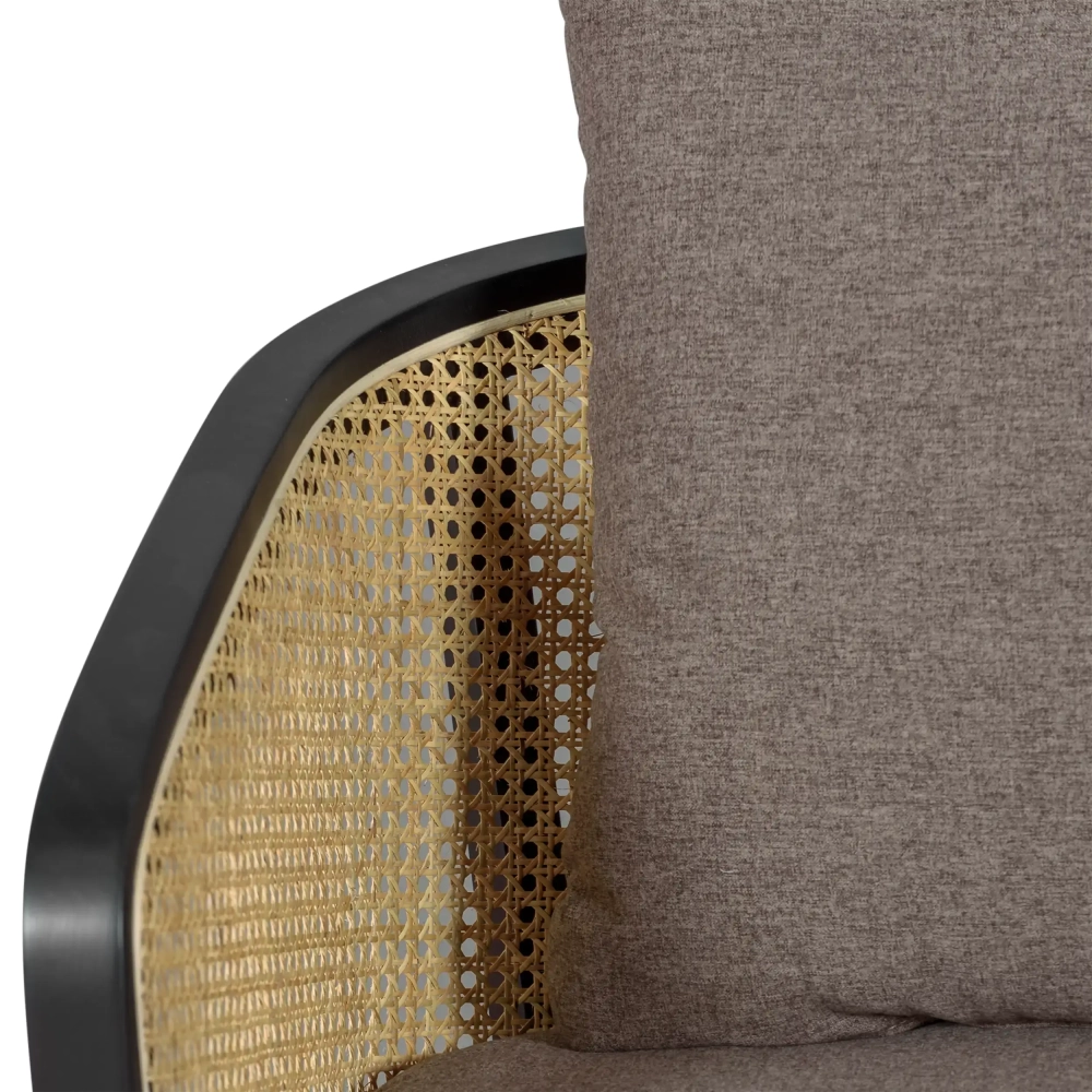 Loveseat 2-Sitzer Sofa Leeds aus natürlichem Rattan | Vintage Style Skandinavisch