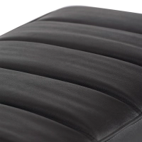 Praga Design Bank van Verchroomd Staal en Kunstleer | Moderne Stijl