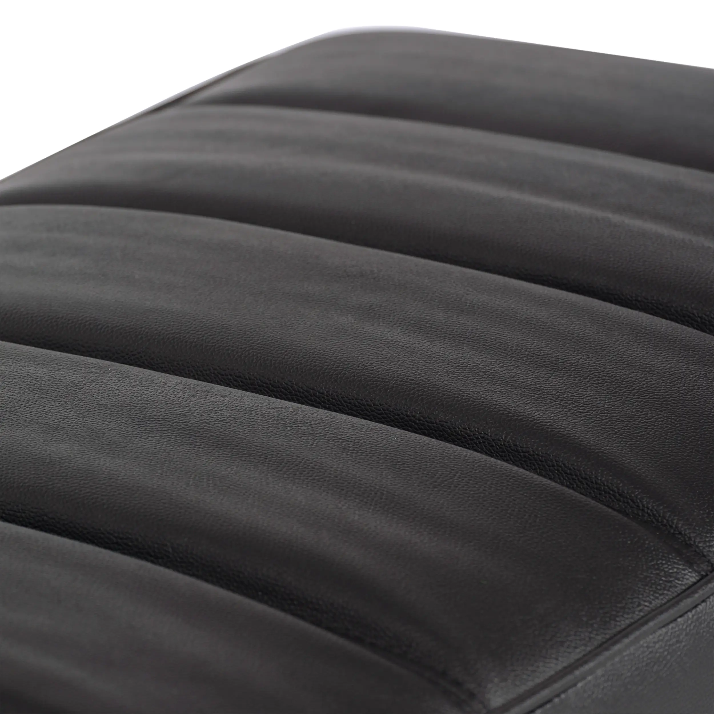 Designová lavice Praga z chromované oceli a koženky | Moderní styl