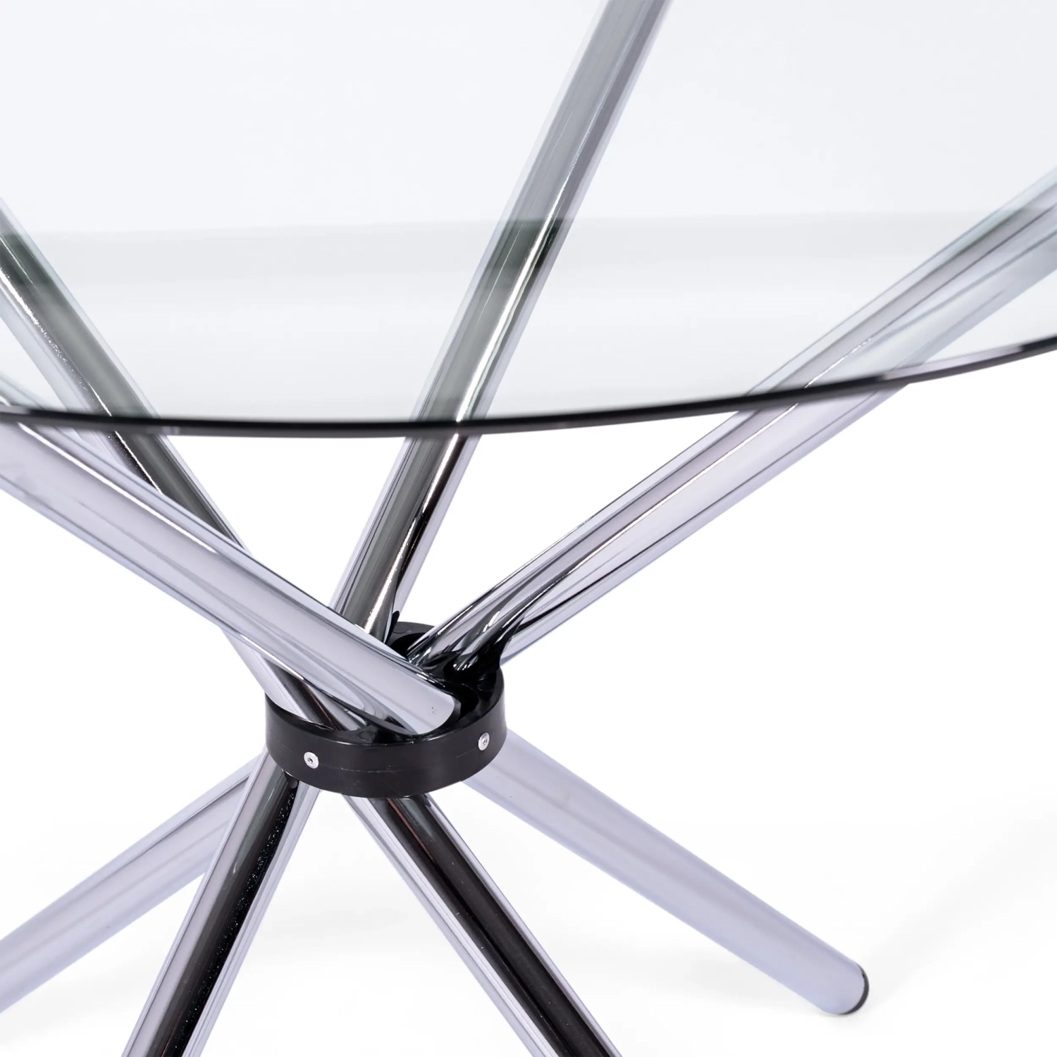 Tavolo rotondo in vetro 80 cm | Design moderno per cucina e sala da pranzo
