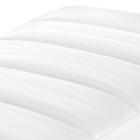 Ławka Praga Design ze stali chromowanej i skóry ekologicznej | Nowoczesny styl