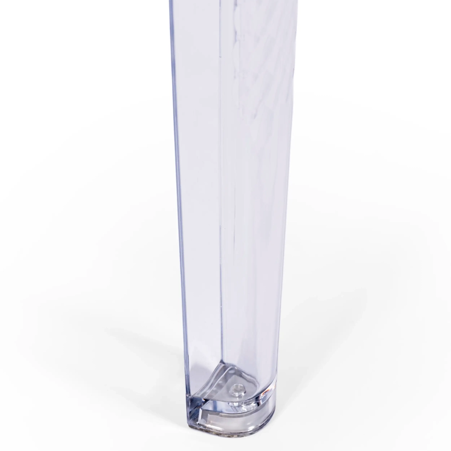 Mesa de jantar quadrada Ghost 80 cm : Design moderno transparente