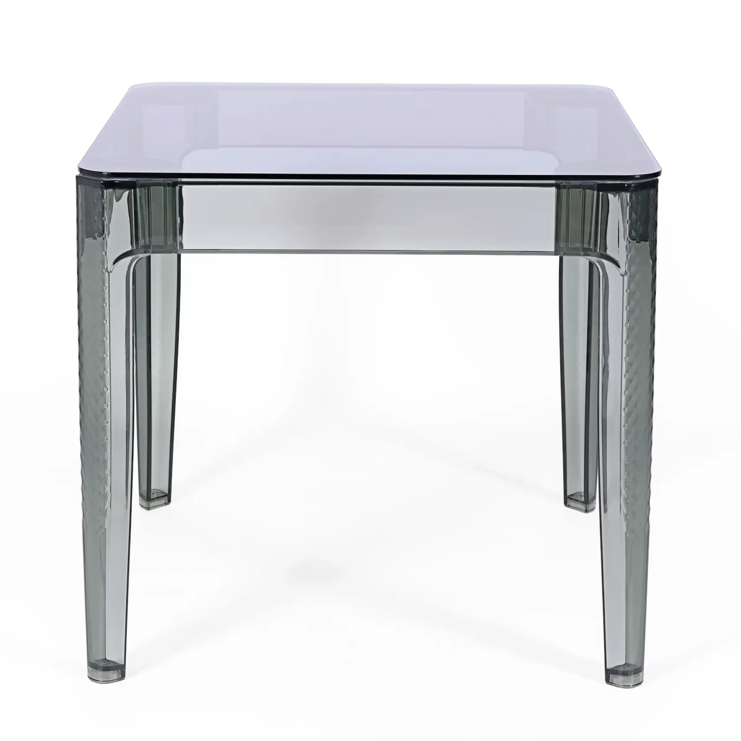 Ghost Square Esstisch 80 cm : Transparentes Modernes Design