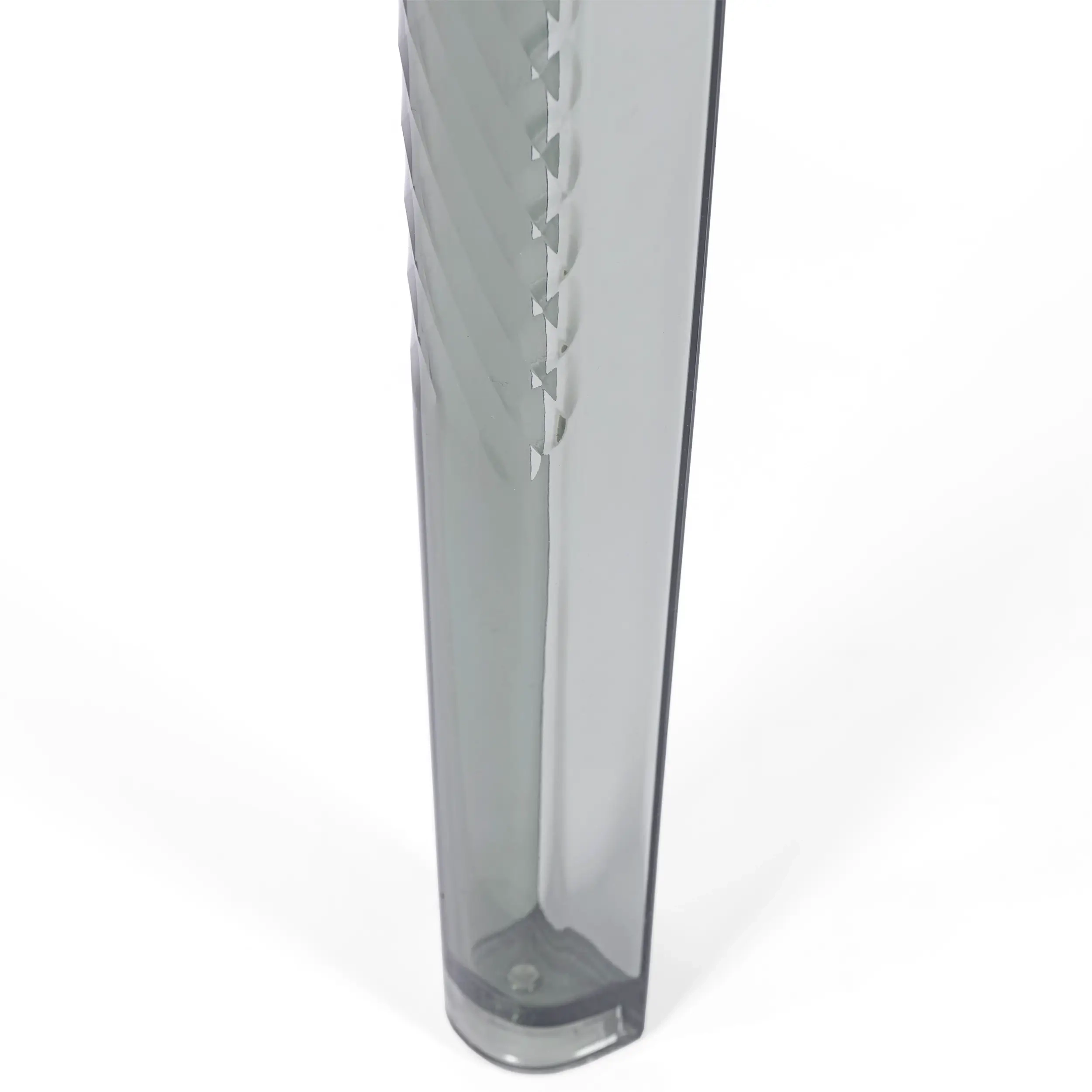 Ghost Square ruokapöytä 80 cm : läpinäkyvä moderni muotoilu