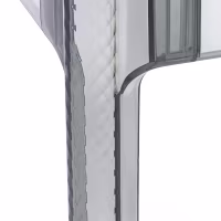 Ghost Vierkante Eettafel 80 cm : Transparant Modern Ontwerp
